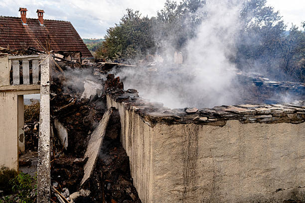 Professional Fire Damage Assessment technician working in Newtown, PA